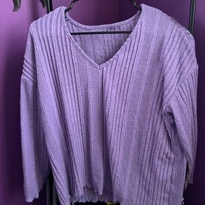 Soft and comfy purple top & bottom set